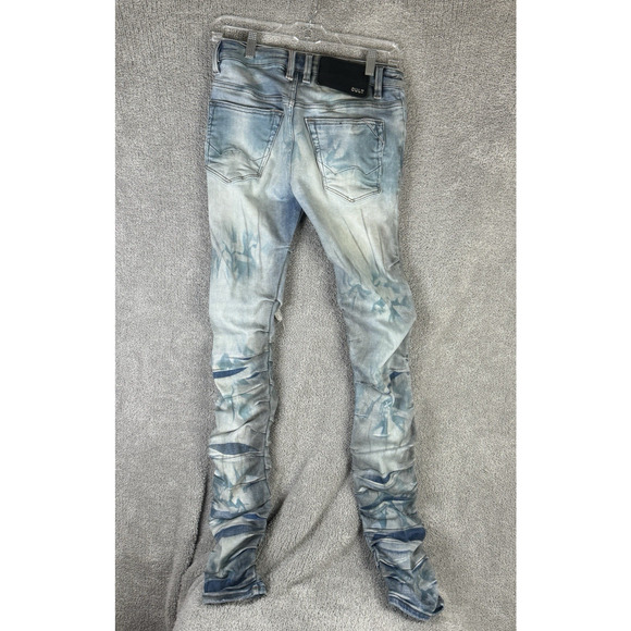 Cult of Individuality Jeans Men's 29x32 Punk Nomad Skinny Distressed Skater - Picture 2 of 12